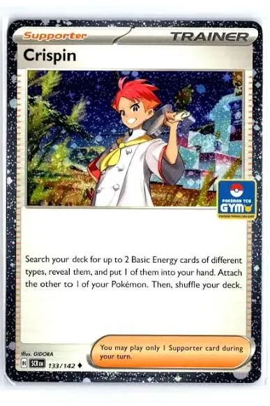 Stellar Crown Crispin [Gym] Pokémon card